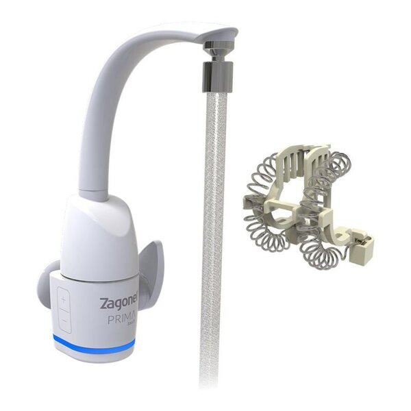 Torneira Elétrica Zagonel Prima Touch Branca 220v + Resistênc