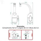 Torneira Elétrica Zagonel Prima Touch Branca - 220v - Único