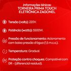 Torneira Elétrica Zagonel Prima Touch Branca - 220v - Único