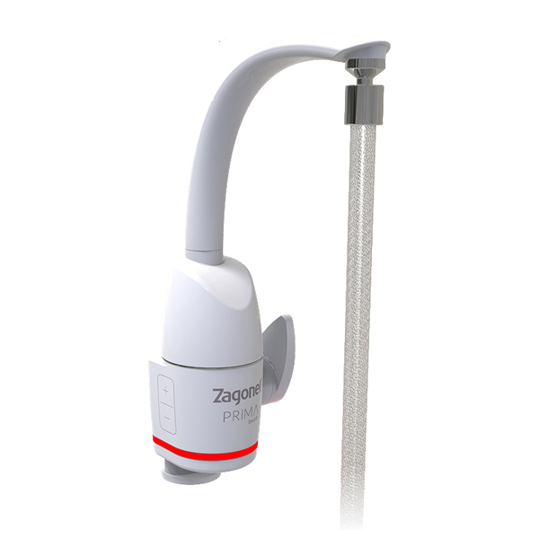 Torneira Elétrica Zagonel Prima Touch Branca - 220v - Único