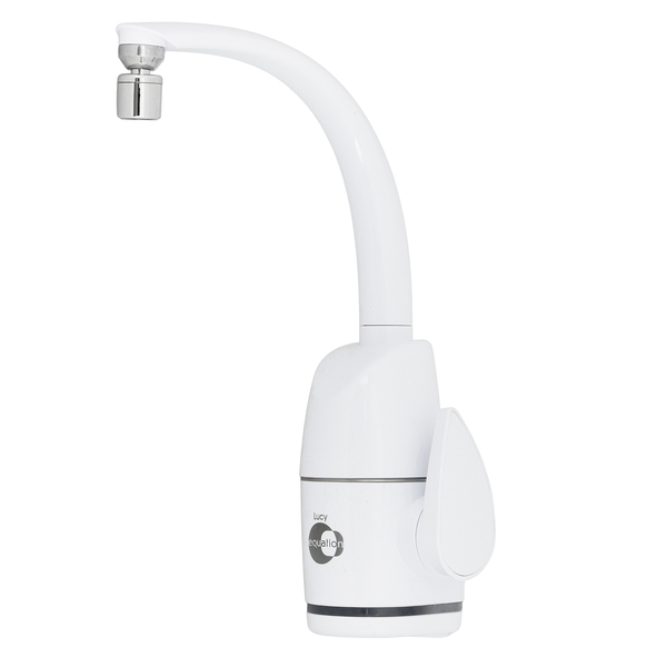 Torneira Eletrônica para Pia ou Parede 127V (110V) 5500W Branca Lucy Equation