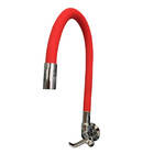 Torneira Ema Pia Cozinha Parede Flex Vermelha C-70 1/4 Volta