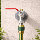 Torneira Esfera 1/2 Metal 1/4 Volta Alta Vazão Calçada Casagr