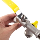 Torneira Esfera Dupla Fertak Para Maquina De Lavar Com Regist