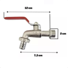 Torneira Esfera Jardim Bico Tanque Metal Lavanderia Máquina