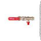 Torneira Esfera Tanque Máquina Duas Saídas Bico 1/2 X 3/4