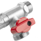 Torneira Esfera Tanque Máquina Lavar Jardim Metal 2 Saídas