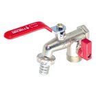 Torneira Esfera Tocha Para Tanque Com Saída Para Maquina 1/2"