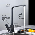 Torneira Espaçokb Ke-6037 Monocomando Preto