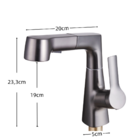 Torneira Extensível Articulada Misturador Monocomando Ducha