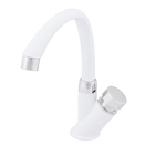 Torneira Fechamento Automático para Pia de Banheiro Branca Tigre