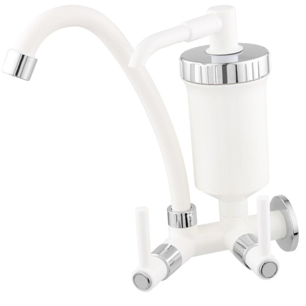 Torneira Filtro Água Ecológico Parede Pró-saúde - Branco