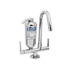 Torneira Filtro Cozinha Mesa Bica Móvel 1/4 de Volta Cromado