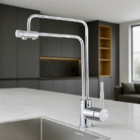 Torneira Filtro Cozinha Monocomando Cromada Com Saída Para Ág