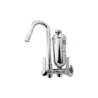 Torneira Filtro Cozinha Parede Bica Móvel Alavanca Cromado ABS