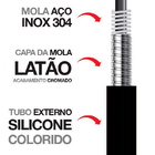 Torneira Filtro Cozinha Parede Flexível Color Preta C-72