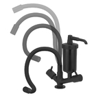 Torneira Filtro Gourmet Cozinha Mesa All Black Metal Inox