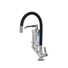 Torneira Filtro Gourmet Flexível Bancada Preta Silicone Casag