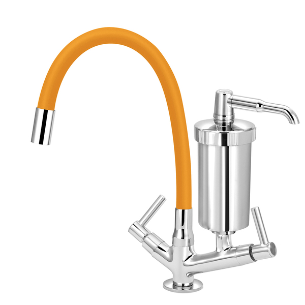 Torneira Filtro Gourmet Flexível Colorido Mesa Luxo 1/4 V Ama