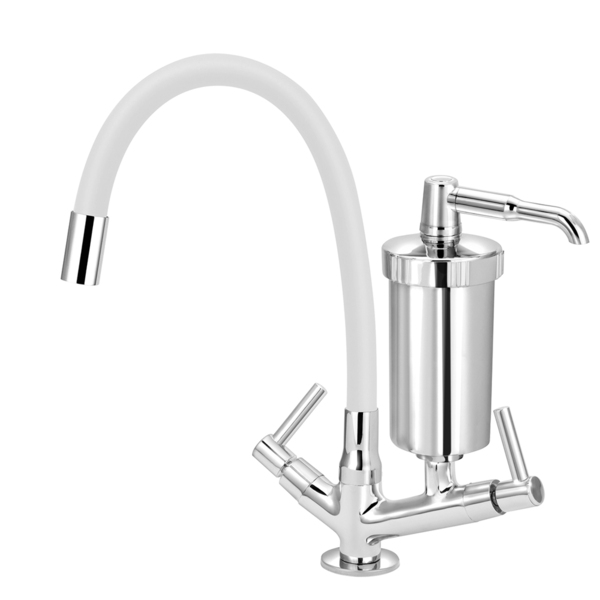 Torneira Filtro Gourmet Flexível Colorido Mesa Luxo 1/4 V Bra