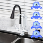 Torneira Filtro Gourmet Flexível Cozinha Bancada Cone Preto