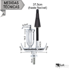 Torneira Filtro Gourmet Flexível Cozinha Bancada Cone Preto