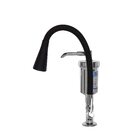 Torneira Filtro Gourmet Flexível Cozinha Bancada Cone Preto C