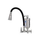 Torneira Filtro Gourmet Flexível Cozinha Parede Cone Preto/cr