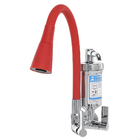 Torneira Filtro Gourmet Flexível Cozinha Parede Vermelho