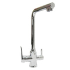 Torneira Filtro Monocomando Gourmet Agua Quente E Fria Inox P