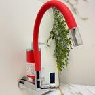 Torneira Filtro Parede Tubo Silicone Vermelho Fort Metais