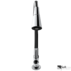 Torneira Flexível Bancada Cozinha Cone Duplo Jato Preto/crom