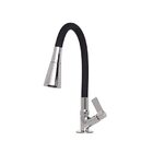 Torneira Flexível Bancada Cozinha Cone Duplo Jato Preto/crom