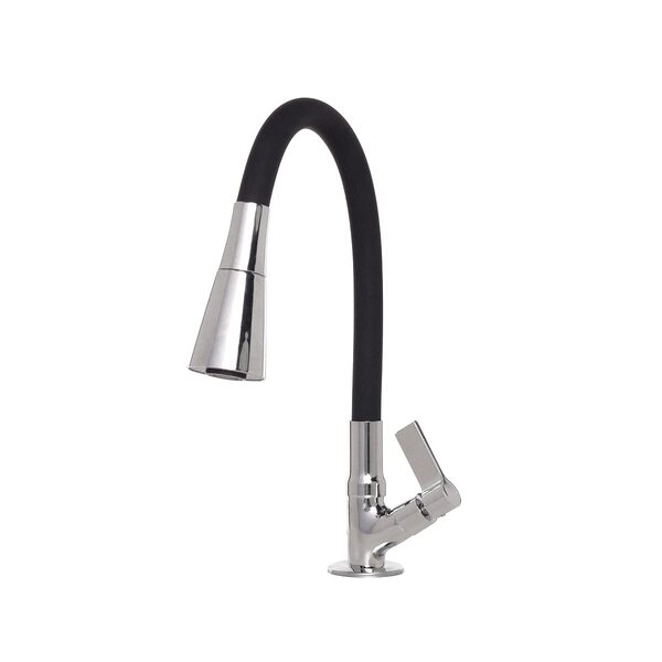 Torneira Flexível Conic Com Filtro Cromada Entrada Mesa 1/4 V