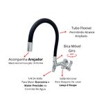 Torneira Flexivel De Parede Com Saida Para Maquina Lavar Louç