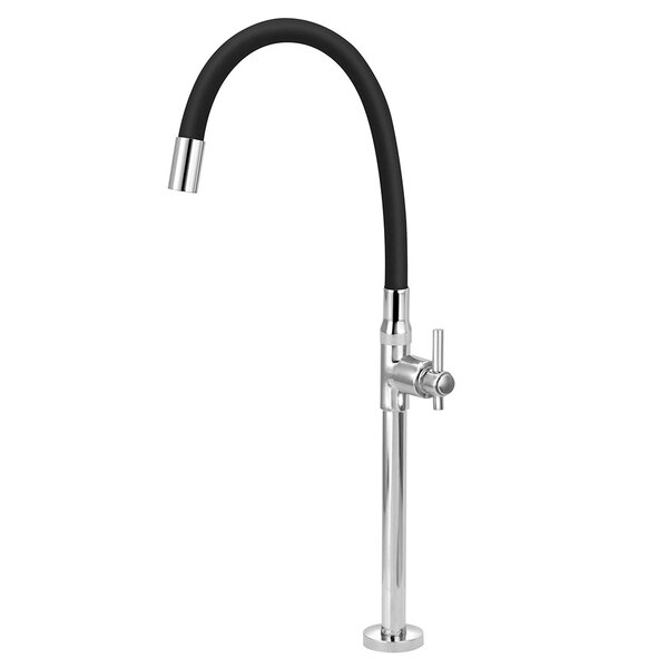 Torneira Flexível Mesa Cozinha Gourmet Bica Alta Preta Black