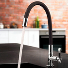 Torneira Flexível Para Pia Preta Via Flix