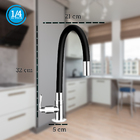 Torneira Flexível Para Pia Preta Via Flix