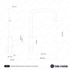 Torneira Giratória De Cozinha Inox (grace Grafite Fosca)