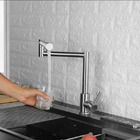 Torneira Goumet Articulavel Monocomando Aço Inox Escovado Coz