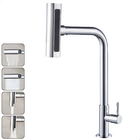 Torneira Gourmet 4 Jatos Rotativa Cozinha Bancada em Metal Mu