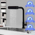 Torneira Gourmet 4 Jatos Rotativa Cozinha Parede em Metal Mul