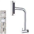 Torneira Gourmet 4 Jatos Rotativa Cozinha Parede em Metal Mul