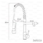 Torneira Gourmet 50cm Com Misturador Monocomando Cromada De B