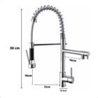 Torneira Gourmet 50cm Com Misturador Monocomando Cromada De B