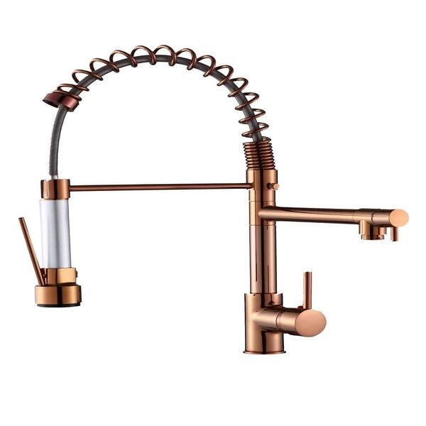 Torneira Gourmet 50cm Com Misturador Monocomando Rose De Banc