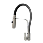 Torneira Gourmet 50cm Monocomando Mangueira Preta Flexível