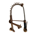 Torneira Gourmet  Parede  Rose Gold 47cm Coz Flexível Fria