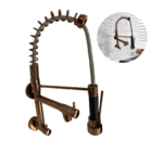 Torneira Gourmet  Parede  Rose Gold 47cm Coz Flexível Fria