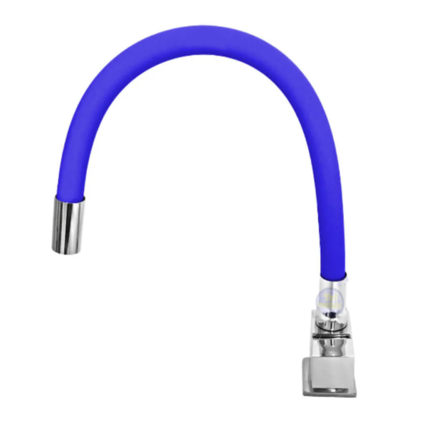 Torneira Gourmet Azul Quadrado Mesa Del Metais